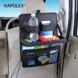 NAPOLEX汽车用品椅背置物袋 多功能车内收纳挂袋创意车载餐桌餐盘