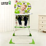小龙哈彼多功能可折叠便携式儿童餐椅宝宝椅婴儿餐桌吃饭凳LY100