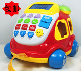 澳贝电子汽车电话 奥贝音乐婴幼儿童玩具积木拼插包邮1-3岁463429
