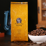 啡园精选蓝山风味咖啡豆 进口生豆烘焙 可现磨粉纯黑咖啡粉 227g