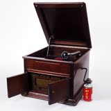 热卖古董老物件哥伦比亚COLUMBIA No.9台式唱机78转手摇留声机声