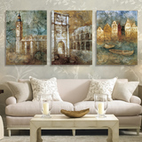 客厅装饰画无框画欧式复古美式壁画卧室挂画餐厅沙发背景墙画BH34