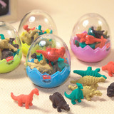 六一儿童节礼物小学生奖品创意文具批发礼品小恐龙蛋壳玩具橡皮擦