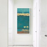 抽象装饰画现代简约玄关挂画单幅竖版客厅卧室走廊过道壁画墙画