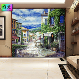 欧式抽象马赛克瓷砖电视背景墙拼图拼花剪画客厅过道玄关装饰画