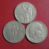 ▲新天地▲：苏联硬币3枚一套，品相如图