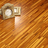 实木复合地板 柚木指接平面半哑光 柚木免漆板 多层环保实木地板