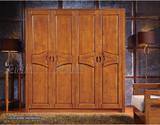 全实木香柏木衣柜纯实木衣柜现代中式两门四门衣柜卧室家具