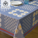 瑞典Ekelund 欧式田园美式高档圆长方形纯棉台布餐桌布布艺