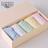 拉夏莉亚新生儿袜子宝宝松口婴儿袜纯棉薄款0-3-6-12个月夏天礼盒