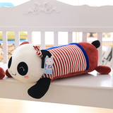 大熊猫长条枕头卡通熊猫睡觉抱枕学生午睡趴枕靠垫毛绒玩具礼物女