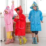 时尚男女儿童雨衣 韩国正品加厚雨衣雨鞋套装 雨披雨靴雨具荧光条
