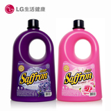 韩国进口 LG舒福蓝 衣物护理柔顺剂2瓶装 清新花香 帮去静电