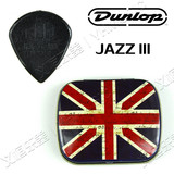 美产 邓禄普 Dunlop 大小 爵士3 吉他拨片 JAZZ III XL MAX GRIP