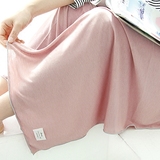 GMZ 韩国正品纯色办公午休披风披肩甜美舒适夏季家居毯空调毯子薄