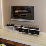 简约现代可伸缩电视柜时尚钢化玻璃电视柜客厅卧室液晶电视机柜子