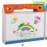 儿童棉被柜 幼儿园卡通储物柜 儿童房木质收纳柜
