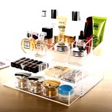欧邦克 亚克力化妆盒 加大号透明抽屉式化妆品收纳盒 桌面收纳柜