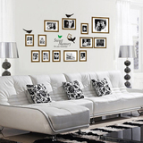 麦兜照片贴可移除相片贴客厅沙发背景墙创意欧式墙贴异国风情装饰