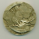 普通纪念币30周年大铜章直径80毫米沈阳造币厂