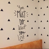 北欧ins创意英文字墙贴纸宿舍卧室客厅玄关餐厅背景墙壁装饰贴画