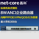 磊科 NR289-E 企业级有线路由器8WAN口行为管理QOS VPN带机300台