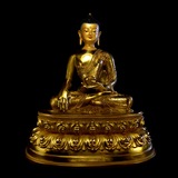 纳喜之拾【释迦摩尼】藏传佛教尼泊尔手工艺术品密宗精品佛像