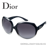 太阳眼镜女墨镜Dior框百搭黑色内紫大脸显瘦GLOSSY1 迪奥优雅华丽