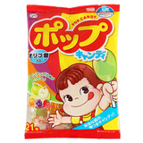 日本不二家棒棒糖 茶多酚4味水果儿童护齿棒棒糖121.8g 21支入