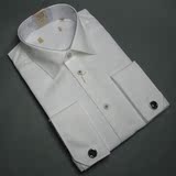 品牌男装尾单海家剪标男士长袖免烫白色衬衫商务休闲上班高端法式