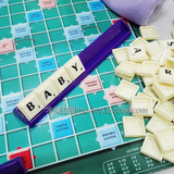Scrabble Original 学英语帮手 拼字游戏桌游 拼单词 提高单词量