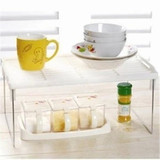 单层浴室塑料架子桌面置物架储物架可折叠创意家居厨房用品