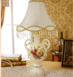 欧式陶瓷台灯 复古典客厅装饰灯 床头灯 卧室灯 奢华创意婚庆灯具