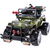 超大号无线遥控越野车战车电动玩具车儿童汽车充电山地跑车模型