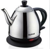 Supor/苏泊尔 SWF08K1-100电热水壶进口温控不锈钢快速泡茶壶