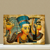 无框画帆布画墙画油画经典人物美女个性装饰画室内装饰画埃及艳后