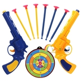 促销儿童射击玩具超级软弹玩具枪安全环保软弹枪射箭组合套装特价