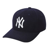 韩国代购-正品MLB洋基队棒球帽,NY全封冬季毛呢帽 男女情侣鸭舌帽