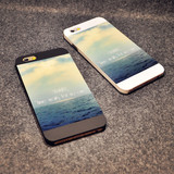 日韩时尚个性苹果5S手机壳情侣男女超薄磨砂iphone 6plus保护套潮