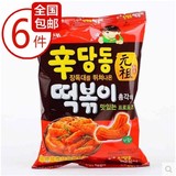 韩国进口零食品 海太元祖甜辣炒年糕条 膨化食品糯米香辣条 110g