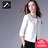 ZK2016春季新品春装新款短外套女七分袖蕾丝短款外套小披肩女装潮