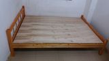 深圳杉木床1米 1.2米1.5米双人床单人床简易床全实木床床架送床板