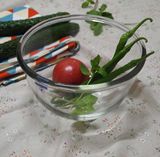 乐美雅钢化玻璃碗烘焙碗加深打蛋碗和面盆可微波耐热可冷藏沙拉碗