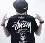 STUSSY WORLD TOUR T-SHIRT 经典 世界巡游 纯棉 圆领 短袖 T恤