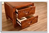 实木床头柜红橡木柜全实木无贴皮优质产品超榆木水曲柳胡桃木系列
