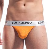 Desmiit男士性感T裤 运动露臀裤情趣提型U凸囊袋gay同志内裤