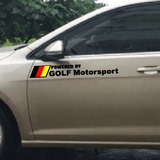 新大众高尔夫6 7侧门车贴 贴纸改装反光汽车贴拉花个性划痕