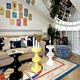 欧式地中海太阳神地毯客厅茶几沙发卧室满铺床边手工腈纶地毯定制