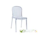 现代亚克力亚太椅塑料靠背水晶色彩酒店椅简约咖啡透明椅餐椅休闲