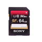 索尼SF-64UX2高速SD卡专业单反相机摄像机用64G内存卡正品包邮4K